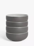 John Lewis Puritan stoneware cereal bowls 15cm set of 4 UK version