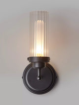 John Lewis John Lewis Ribbed Glass Bathroom Wall Light- Buy online at McGrocer