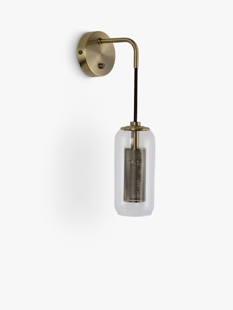 John Lewis Tulip wall light 35cm antique brass UK version
