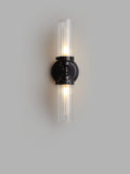 John Lewis ribbed glass double arm bathroom wall light - British product