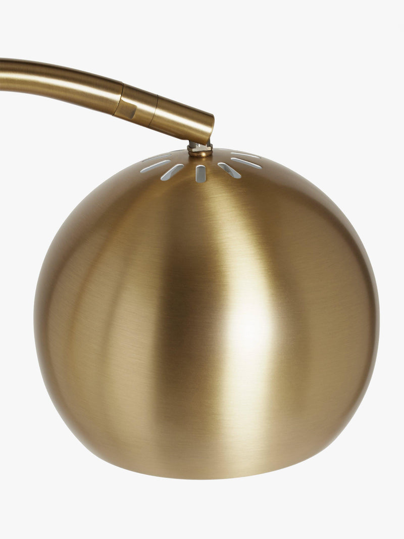 John Lewis Hector mini floor lamp antique finish, imported from the UK