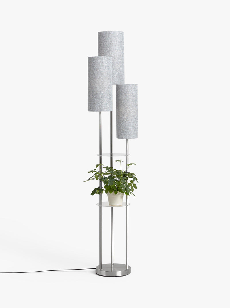 John Lewis cluster trio floor lamp with shelves, UK version