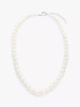 John Lewis Lido Graduating Freshwater Pearl Necklace, White- Buy online at McGrocer