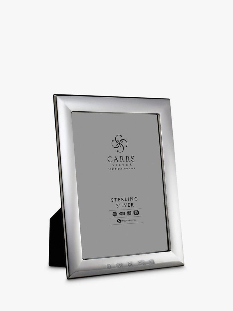 Carrs Sterling Silver Sloane Multi-size Photo Frame - British product