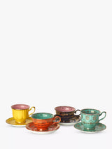 John Lewis pols potten Grandpa Cup and Saucer Tea Set, Set of 4, 220ml- Buy online at McGrocer
