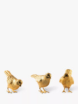 John Lewis Pols Potten Gold Sparrow Ornaments Set of 3- Buy online at McGrocer