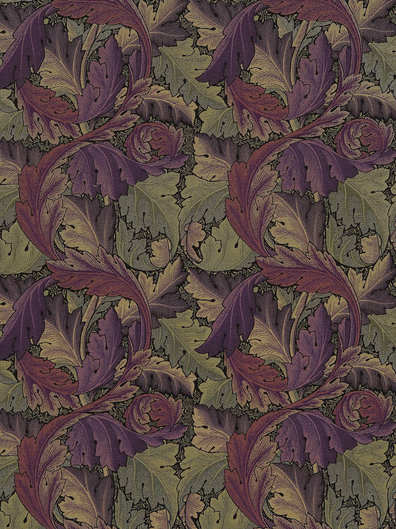 Morris & Co. Acanthus embroidery furnishing fabric (British brand)