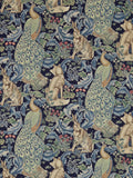 Morris & Co forest linen furnishing fabric (British brand)