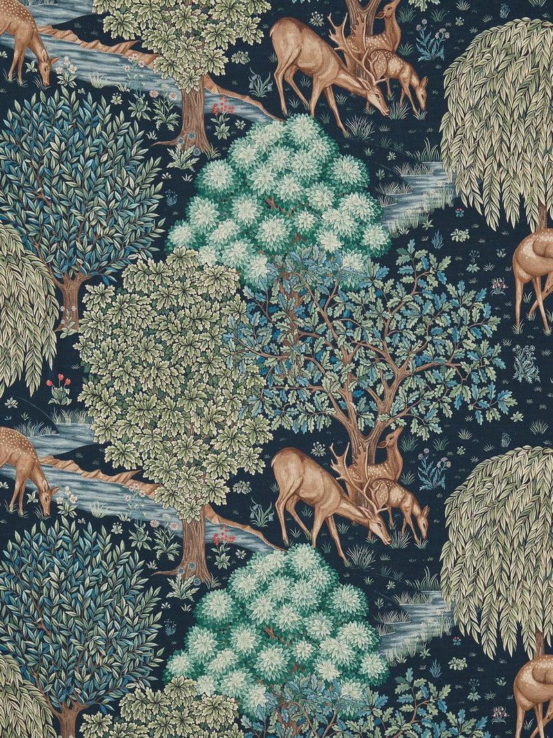 Morris & Co The Brook tapestry furnishing fabric 140cm (British brand)