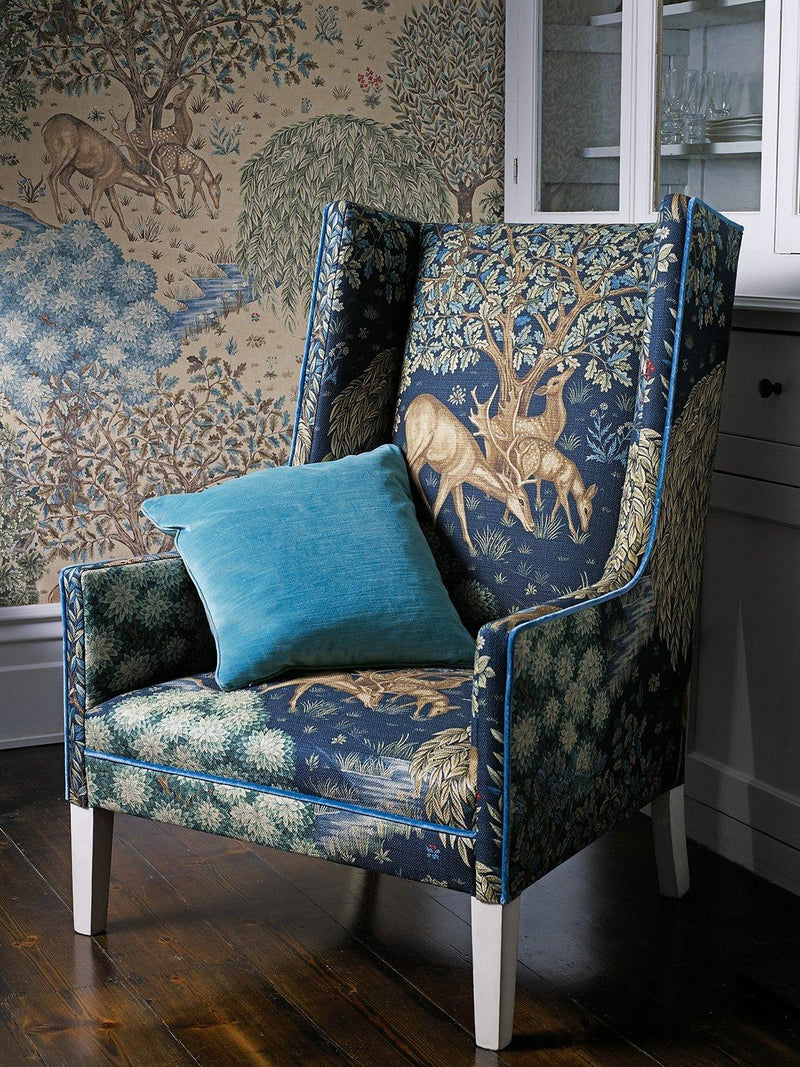 Morris & Co The Brook tapestry furnishing fabric 140cm (British brand)
