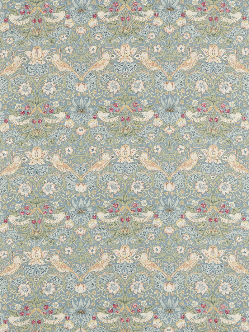 Morris & Co. Strawberry Thief furnishing fabric, UK version