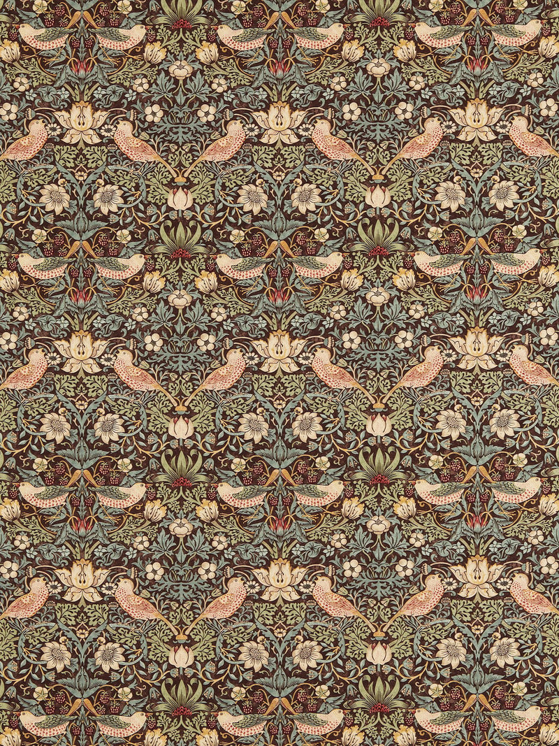 Morris & Co. Strawberry Thief Furnishing Fabric