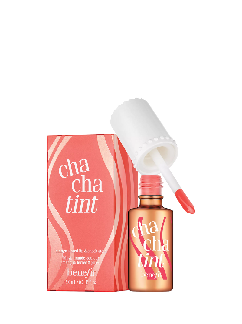 Benefit Cha Cha Tint mango-tinted lip and cheek stain 6ml - British product
