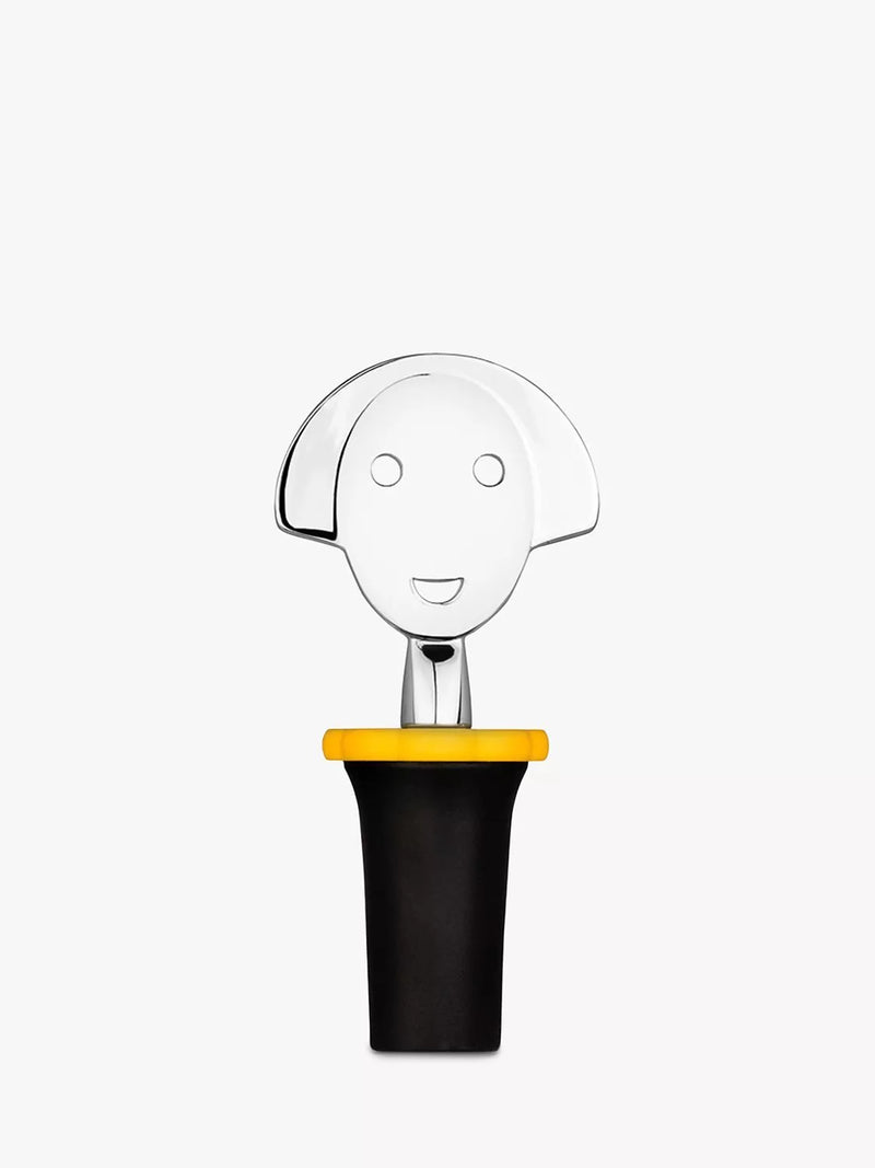 Alessi Anna bottle stopper with smiling face, UK version