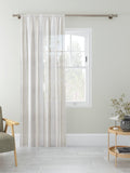 John Lewis fine stripe voile fabric natural 280cm (British brand)