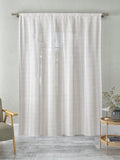 John Lewis fine stripe voile fabric natural 280cm (British brand)