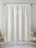 John Lewis fine stripe voile fabric natural 280cm (British brand)