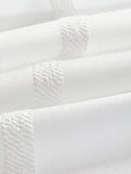 John Lewis voile fabric white woven stripe, imported from the UK