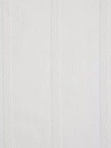John Lewis John Lewis Woven Stripe Voile Fabric White 280cm- Buy online at McGrocer