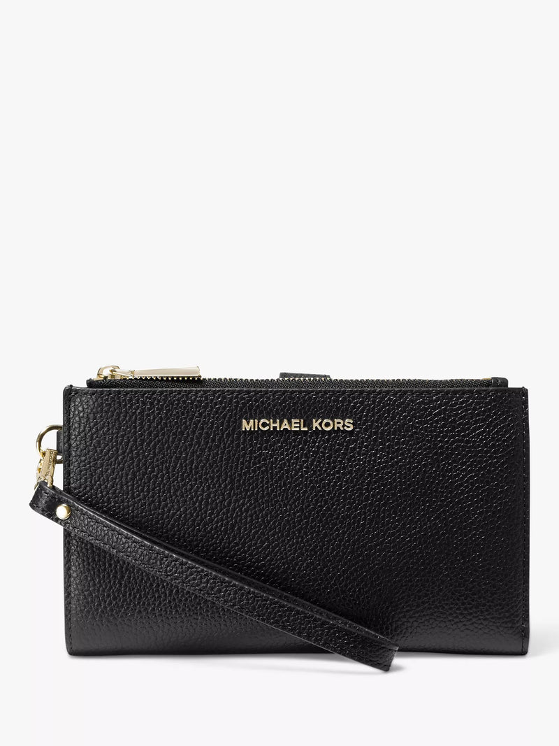 Michael Kors Jet Set pebbled leather wristlet purse, UK version