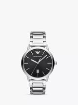 John Lewis Emporio Armani Men's Date Bracelet Strap Watch- Buy online at McGrocer
