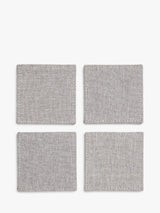 John Lewis John Lewis Water Repellant Placemat & Coaster Set, Grey, 8 Piece- Buy online at McGrocer