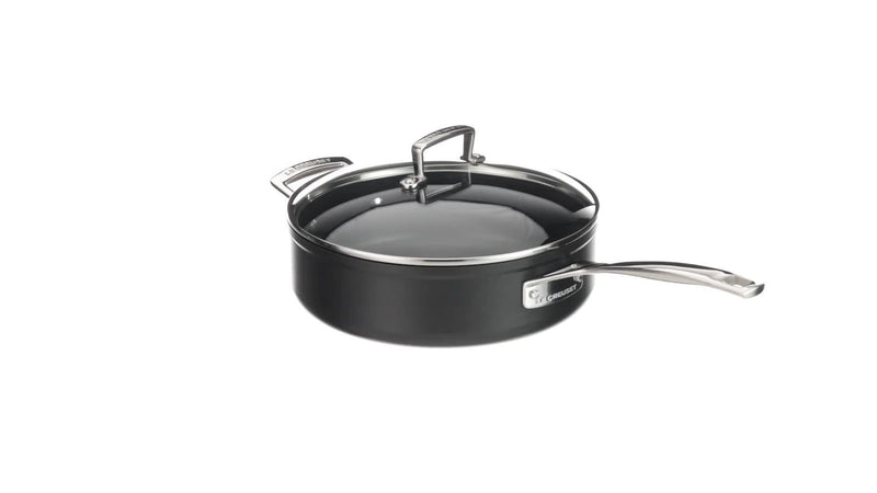 Le Creuset toughened non-stick sauté pan with lid 26cm, UK version