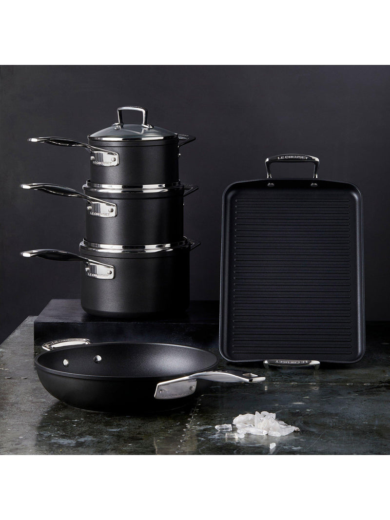Le Creuset toughened non-stick saucepan set 16cm 18cm 20cm, UK version