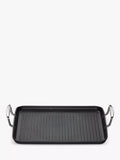 Le Creuset rectangular grill pan with toughened non-stick coating, 35cm, UK version