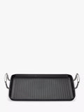 Le Creuset rectangular grill pan with toughened non-stick coating, 35cm, UK version