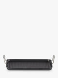 Le Creuset rectangular grill pan with toughened non-stick coating, 35cm, UK version