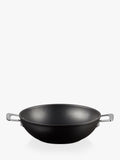 Le Creuset toughened non-stick aluminium wok 32cm, UK version