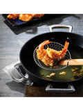 Le Creuset toughened non-stick aluminium wok 32cm, UK version