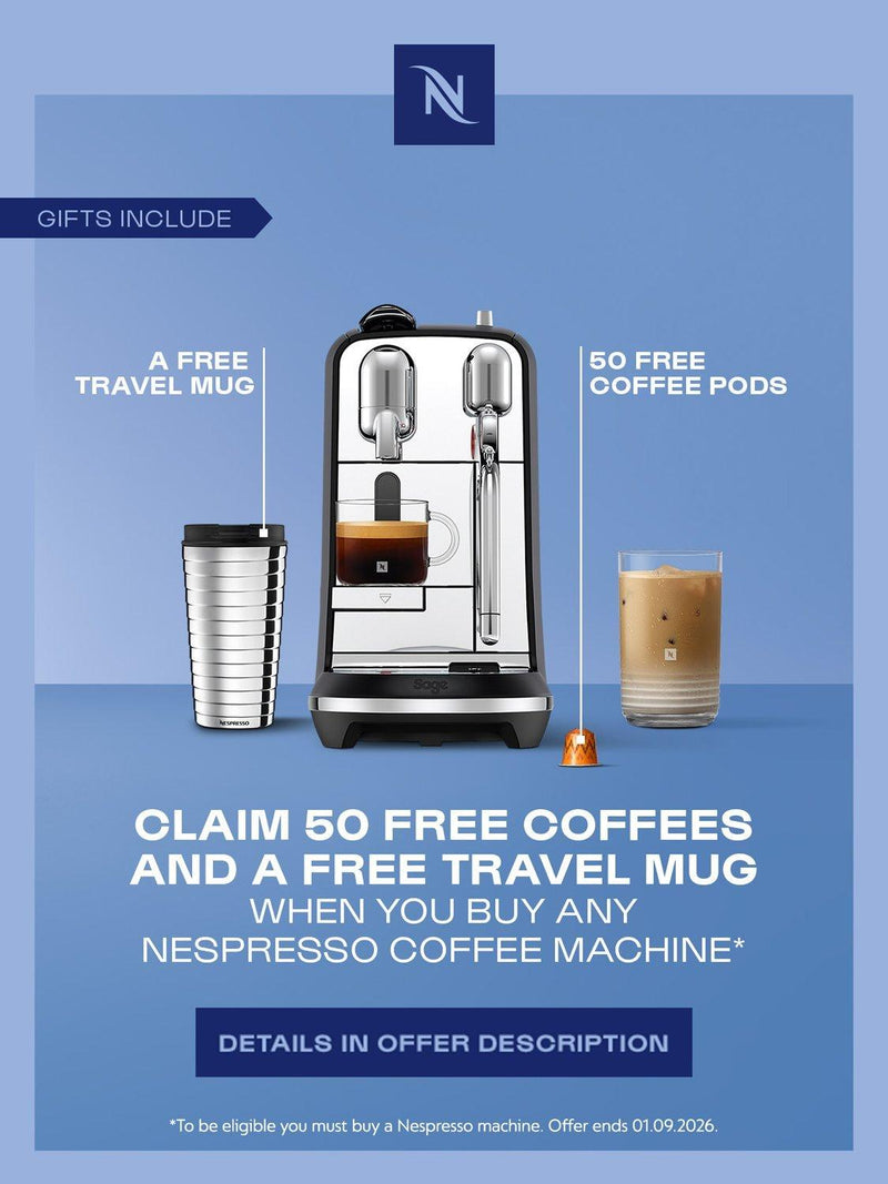 Nespresso Creatista Pro stainless steel coffee machine, UK version