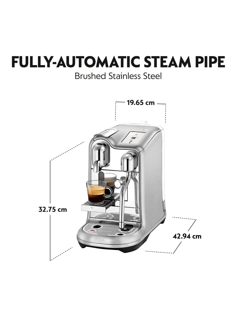 Nespresso Creatista Pro stainless steel coffee machine, UK version