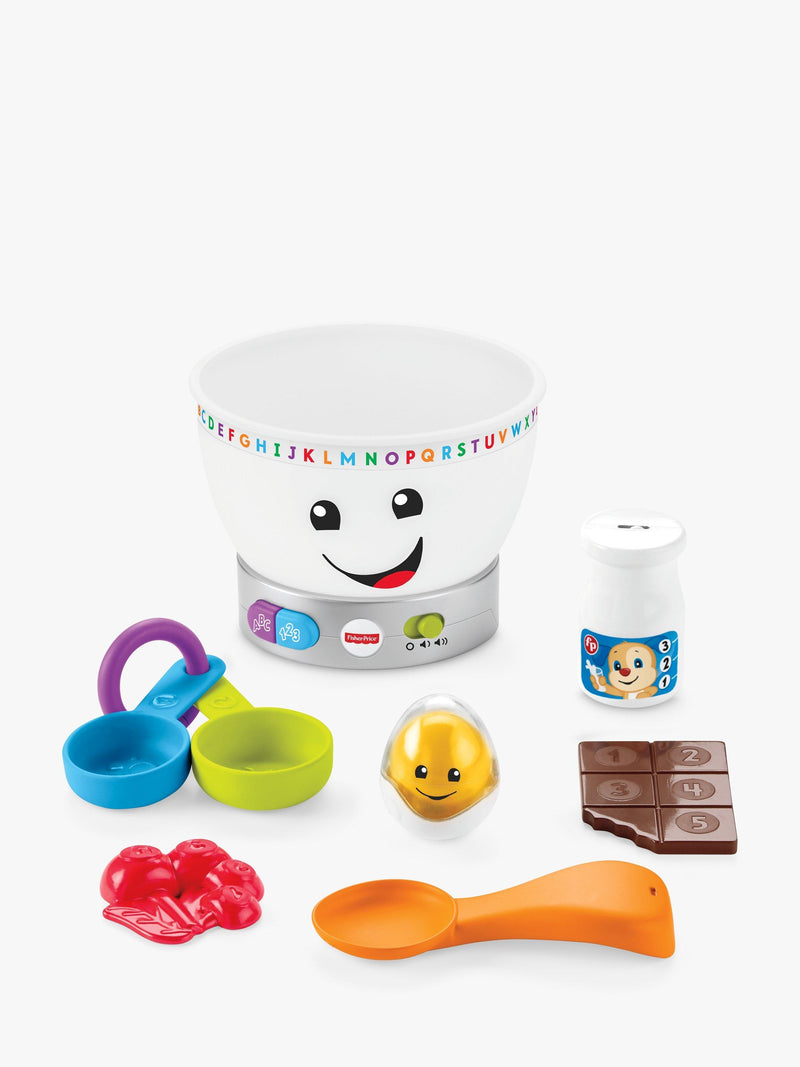 Interactive Light-Up Musical Toy Mixing Bowl with Removable Pieces