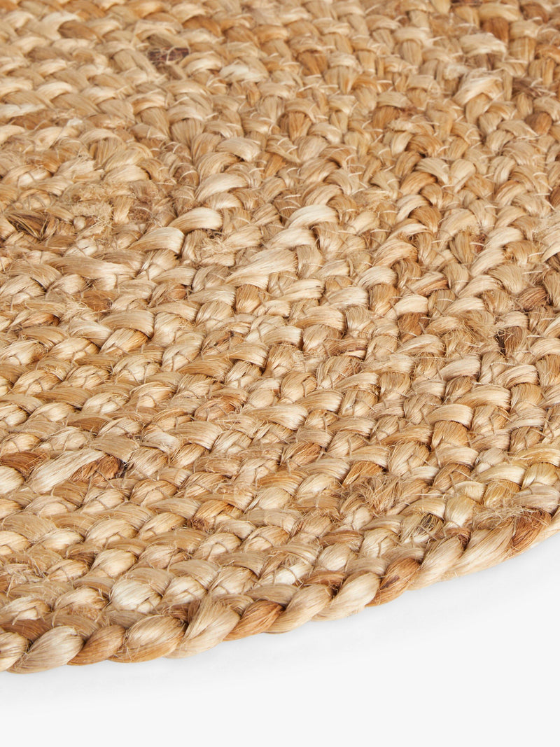 John Lewis jute oval placemats set of 2 natural, UK version