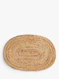 John Lewis jute oval placemats set of 2 natural, UK version