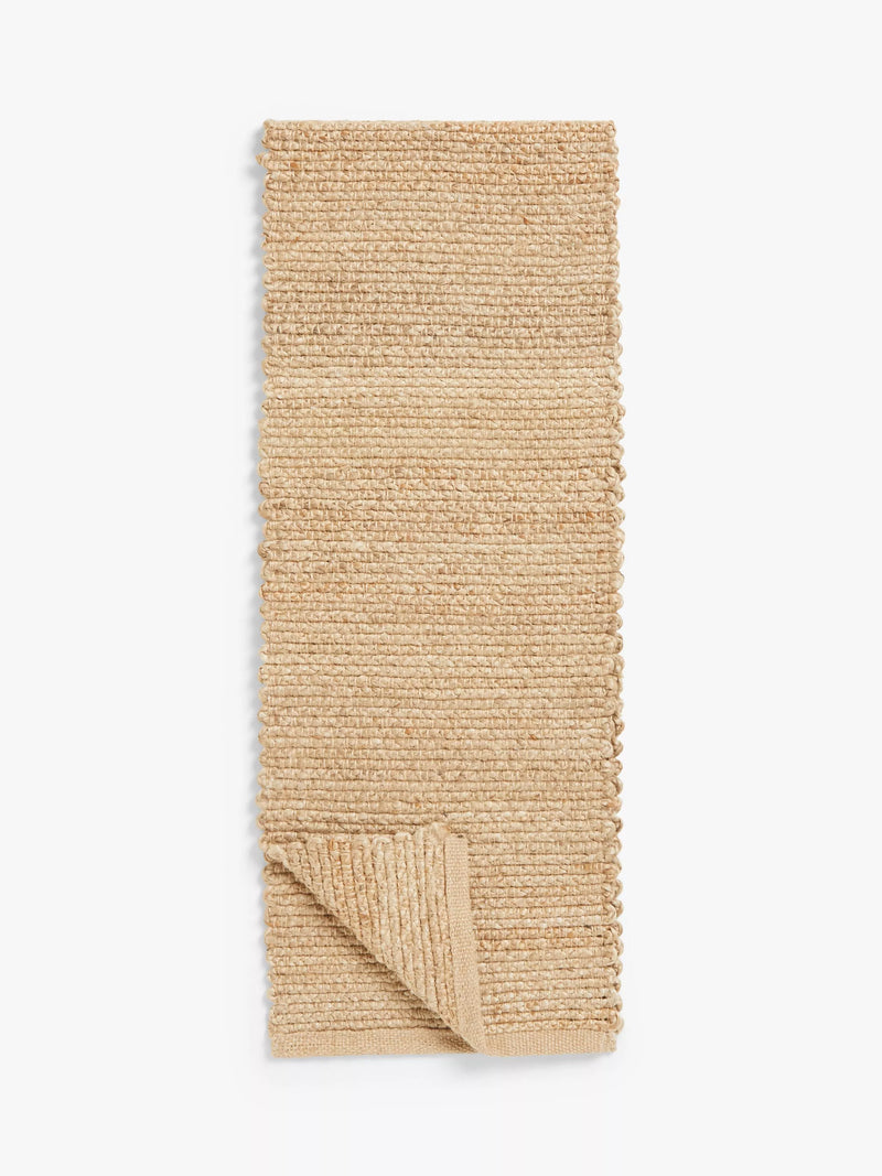John Lewis jute fabric table runner Natural 180cm - British product
