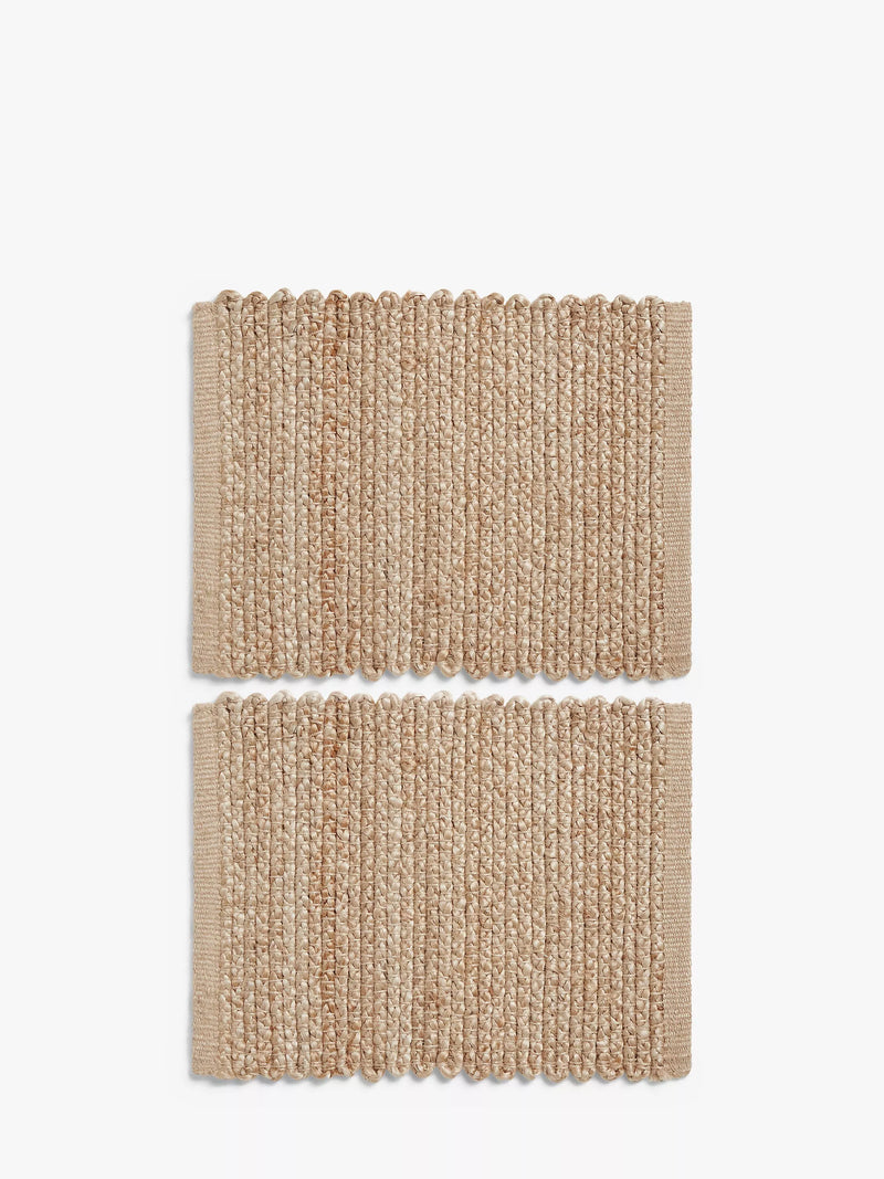 John Lewis jute placemats natural set - British product