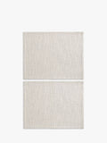 John Lewis cotton placemats set of 2 natural black, UK version