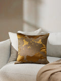 John Lewis Komaka cushion with abstract trees applique, UK version