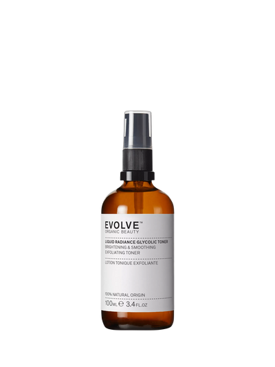 John Lewis Evolve Organic Beauty Liquid Radiance Glycolic Toner 100ml- Buy online at McGrocer