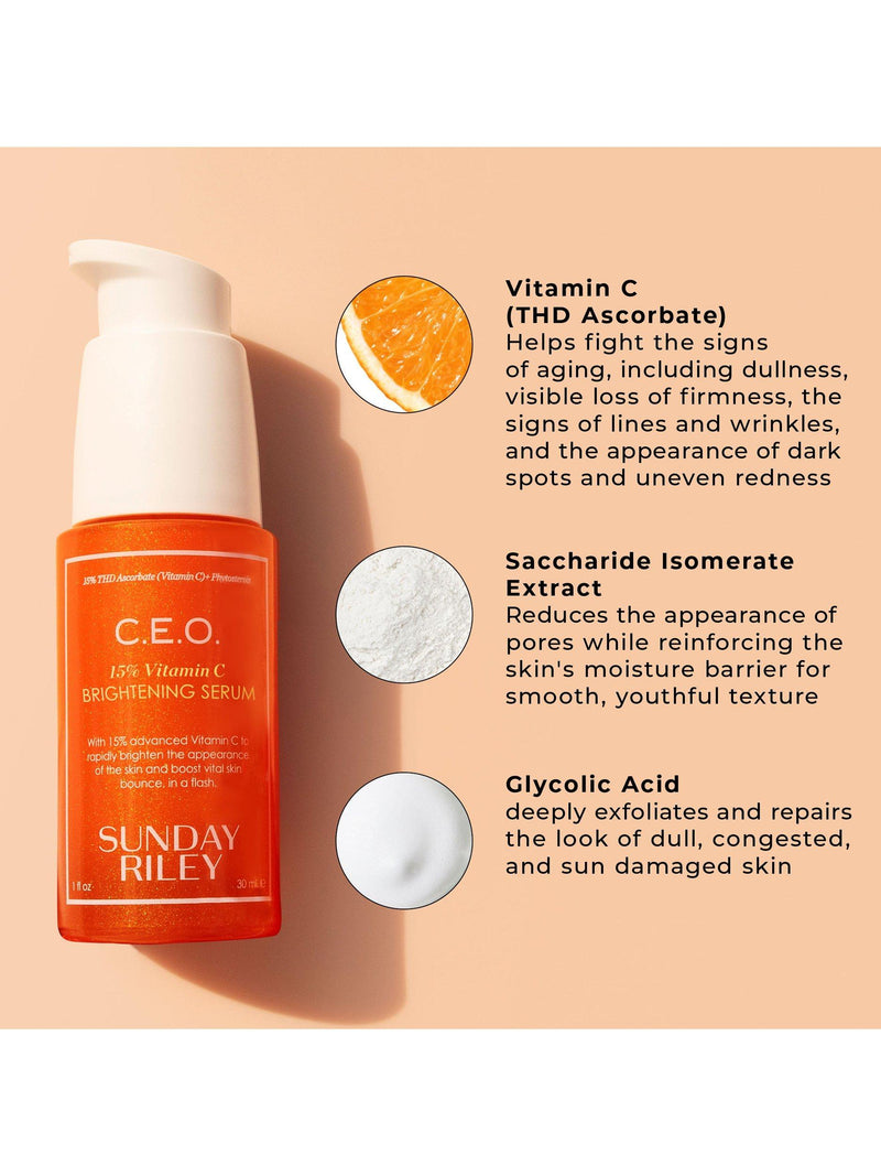 Sunday Riley C.E.O. Vitamin C brightening serum 30ml, UK version