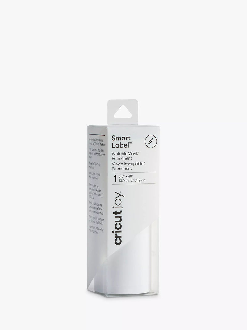 Cricut Smart Label Writable Vinyl 5.5x48 inches, imported from the UK