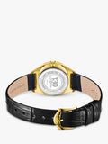Rotary women's ultra slim leather strap watch 27mm, imported from the UK