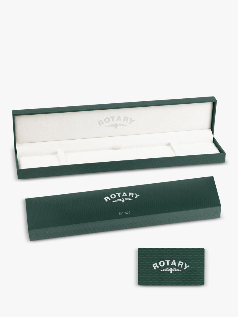 Rotary women's ultra slim leather strap watch 27mm, imported from the UK