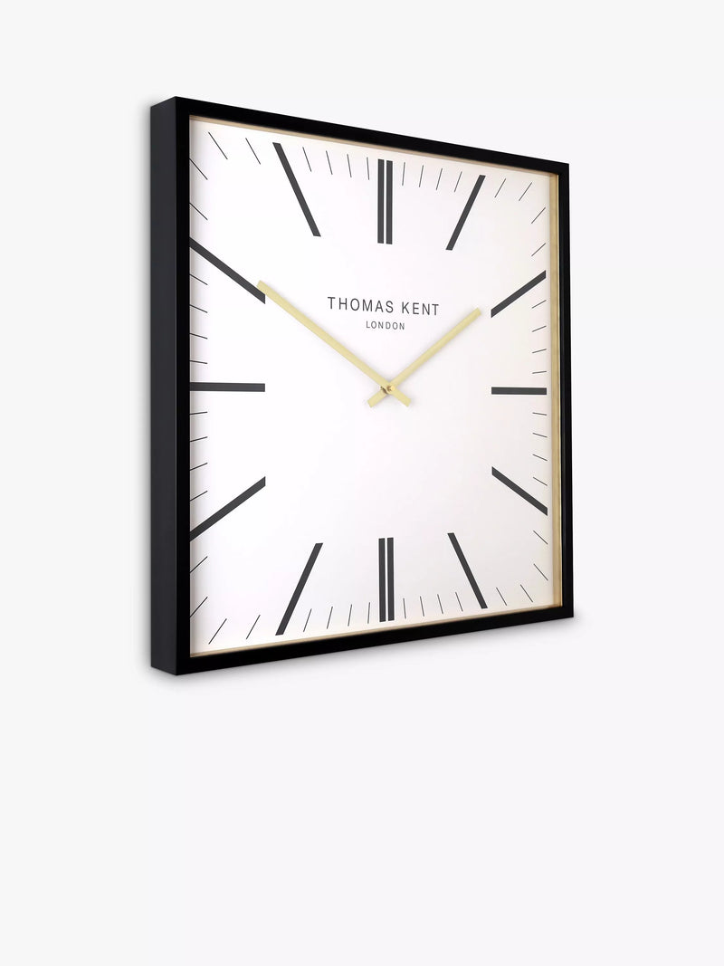 Thomas Kent Garrick square wall clock 60cm, UK version