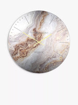 John Lewis Thomas Kent Oyster Analogue Wall Clock, 66cm- Buy online at McGrocer