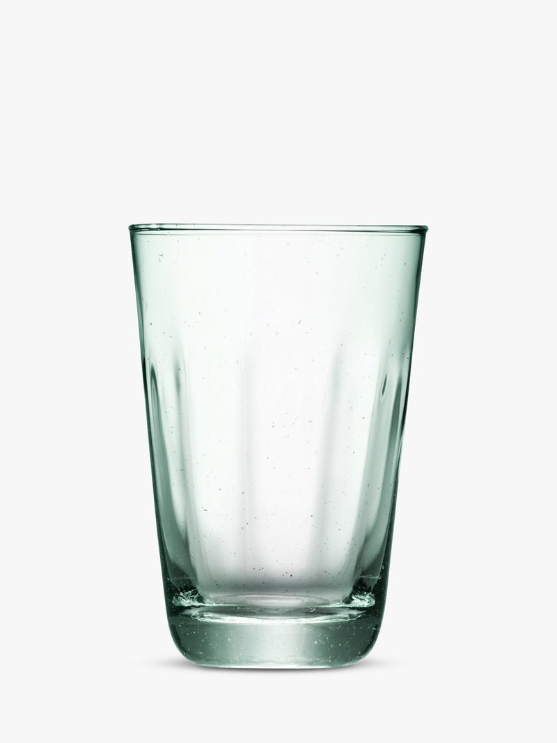 LSA International highball glasses green set of 4 350ml (British brand)